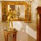 Early-19th Century North Italian Neoclassical Walnut Giltwood Overmantel Mirror 12