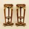 19th-Century French Empire Mahogany & Bronze Eagle Heads Pedestal Stands, Set of 2 2