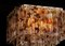 Lampada da soffitto quadrata in cristallo di Murano multicolore di Ragazzi Murano per Mazzega, Italia, anni '60, Immagine 12