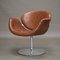 Leather F594 Tulip Midi Swivel Chair by Pierre Paulin for Artifort, 1960s, Image 9