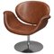 Leather F594 Tulip Midi Swivel Chair by Pierre Paulin for Artifort, 1960s 1