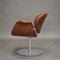 Leather F594 Tulip Midi Swivel Chair by Pierre Paulin for Artifort, 1960s 8