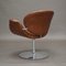 Leather F594 Tulip Midi Swivel Chair by Pierre Paulin for Artifort, 1960s 7