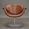 Leather F594 Tulip Midi Swivel Chair by Pierre Paulin for Artifort, 1960s 2