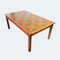 Wooden and Decorative Ceramic Tiled Coffee Table, 1970s 1