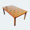 Wooden and Decorative Ceramic Tiled Coffee Table, 1970s, Image 1
