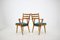 Oak Dining Chairs, Czechoslovakia, 1960s, Set of 4 6