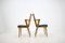 Oak Dining Chairs, Czechoslovakia, 1960s, Set of 4 5