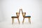 Oak Dining Chairs, Czechoslovakia, 1960s, Set of 4, Image 5