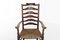18th Century English Elm Ladder-Back Carver Chair 9