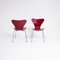 Silla roja de Fritz Hansen, 1983, Imagen 2