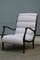 Italian Walnut Lounge Chairs from Arredamenti Corallo, 1950s, Set of 2 1