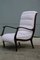 Italian Walnut Lounge Chairs from Arredamenti Corallo, 1950s, Set of 2 9