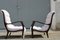 Italian Walnut Lounge Chairs from Arredamenti Corallo, 1950s, Set of 2, Image 10