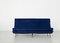 Dunkelblaues 3-Sitzer Sofa aus Samt von Marco Zanuso für Arflex, 1950er 1