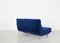 Sofá de tres plazas de terciopelo azul de Marco Zanuso para Arflex, años 50, Imagen 7