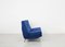 Dunkelblaues 3-Sitzer Sofa aus Samt von Marco Zanuso für Arflex, 1950er 8
