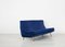 Deep Blue Velvet 3-Seater Sofa by Marco Zanuso for Arflex, 1950s 9