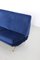 Deep Blue Velvet 3-Seater Sofa by Marco Zanuso for Arflex, 1950s 20