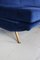 Deep Blue Velvet 3-Seater Sofa by Marco Zanuso for Arflex, 1950s 19