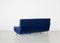 Deep Blue Velvet 3-Seater Sofa by Marco Zanuso for Arflex, 1950s 4