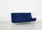 Deep Blue Velvet 3-Seater Sofa by Marco Zanuso for Arflex, 1950s 10