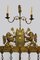 Antikes Kaminset aus Messing mit dem Wappen von Amsterdam 2
