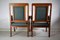Art Nouveau Green and Brown Armchairs from H. Pander & Zn., Set of 2 5