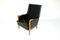Swedish Patinated Leather Lounge Chair, 1960s, Image 1