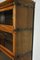 Antikes Modulares Eichenholz Bücherregal von Globe Wernicke 4