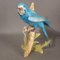 Figura de budgie de porcelana de Göbel, años 70, Imagen 1