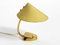 Mid-Century Brass Table Lamp with Fabric Shade from Kalmar Franken KG, Austria, 1950s, Image 6