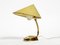 Mid-Century Brass Table Lamp with Fabric Shade from Kalmar Franken KG, Austria, 1950s, Image 2