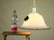 Vintage Deckenlampe mit Glasschirm von Doria Leuchten 7