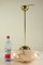 Art Deco Pink Marbled Glass Pendant Lamp 10