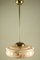Art Deco Pink Marbled Glass Pendant Lamp 5