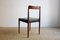 Black Skai & Rosewood Dining Chairs from Lübke, 1960s, Set of 6 3
