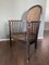 Vintage Art Deco Wood and Rattan Easy Chair, 1920s 10