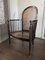 Vintage Art Deco Sessel aus Holz & Rattan, 1920er 2