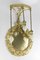 Antique Neoclassical Style Bronze and Brass 3-Light Sconce, 1900s 20