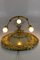 Antique Neoclassical Style Bronze and Brass 3-Light Sconce, 1900s, Image 5