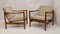Scandinavian Style Mottled Linen Fabric Lounge Chairs, 1960s, Set of 2 9