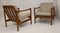 Scandinavian Style Mottled Linen Fabric Lounge Chairs, 1960s, Set of 2 14