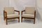Scandinavian Style Mottled Linen Fabric Lounge Chairs, 1960s, Set of 2, Image 14