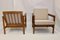 Scandinavian Style Mottled Linen Fabric Lounge Chairs, 1960s, Set of 2 11
