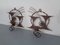 Brutalist Iron Candleholders by Henrik Horst, 1960s, Set of 2 11