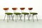 Chaises de Salon Mid-Century, Belgique, 1950s, Set de 4 8