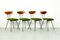 Mid-Century Belgian Dining Chairs, 1950s, Set of 4, Image 8