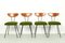 Mid-Century Belgian Dining Chairs, 1950s, Set of 4, Image 2