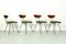 Mid-Century Belgian Dining Chairs, 1950s, Set of 4 5